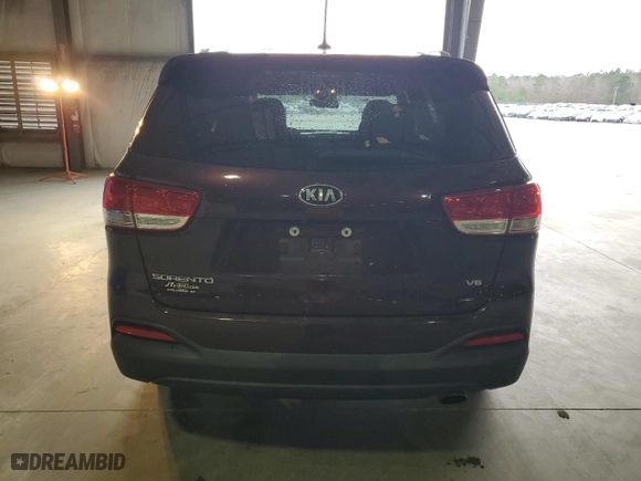 2018 Kia Sorento LX V6 with VIN 5XYPG4A50JG399564, listed as a Copart auction lot 86795594 with 111,088 mi miles and Salvage Title. Bid and sale history available at carsss.com. Image 6.