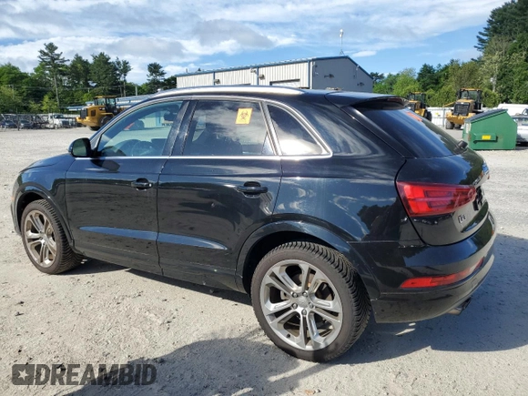 2016 Audi Q3 Premium Plus with VIN WA1EFCFS6GR013351, listed as a Copart auction lot 56727035 with 83,583 mi miles and Salvage title. Bid and sale history available at DreamBid. Image 2.