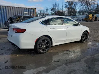 2016 Chrysler 200 C with VIN 1C3CCCEG0GN114674, listed as a Copart auction lot 80233774 with 0 mi miles and Salvage Title. Bid and sale history available at carsss.com. Image 3.