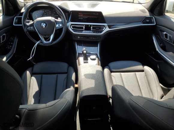 2021 BMW 3 Series 330i xDrive with VIN 3MW5R7J07M8B59304, listed as a Copart auction lot 49204525 with 28,425 mi miles and Salvage Title. Bid and sale history available at carsss.com. Image 8.