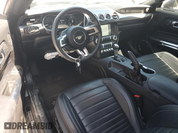 2021 Ford Mustang Mach 1 with VIN 1FA6P8R04M5551165, listed as a Copart auction lot 59977295 with 11,739 mi miles and Salvage title. Bid and sale history available at DreamBid. Image 8.