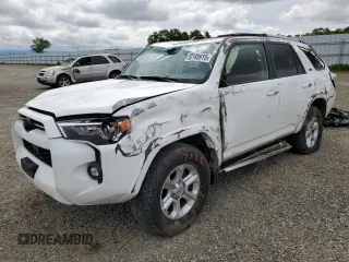 2022 Toyota 4Runner SR5 Premium with VIN JTENU5JR8N6081270, listed as a Copart auction lot 52145915 with 56,034 mi miles and Salvage title. Bid and sale history available at DreamBid. Image 1.