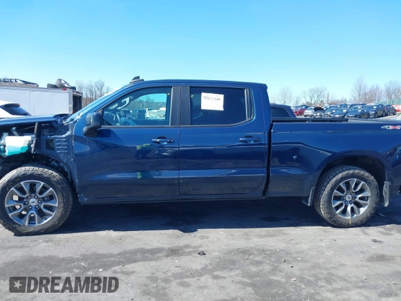 2021 Chevrolet Silverado 1500 RST with VIN 1GCUYEEL3MZ212306, listed as a IAAI auction lot 41855149 with 57,291 mi miles. Bid and sale history available at carsss.com. Image 14.