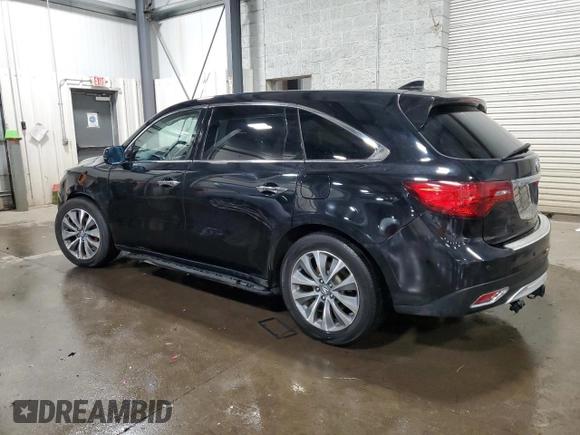 2016 Acura MDX w/Tech/Entertainment with VIN 5FRYD4H64GB037425, listed as a Copart auction lot 47549055 with 100,540 mi miles and Salvage Title. Bid and sale history available at carsss.com. Image 2.