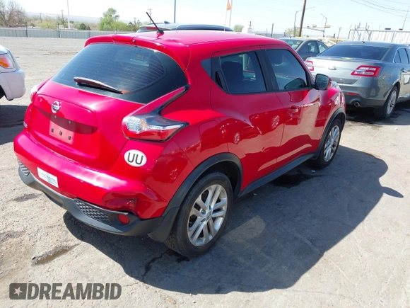 2016 Nissan Juke S with VIN JN8AF5MR2GT601724, listed as a IAAI auction lot 42053764 with 123,292 mi miles. Bid and sale history available at carsss.com. Image 4.