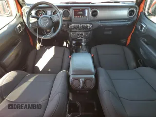 2023 Jeep Wrangler Willys with VIN 1C4HJXDN2PW686743, listed as a Copart auction lot 86203014 with 14,034 mi miles and Clean Title. Bid and sale history available at DreamBid. Image 8.