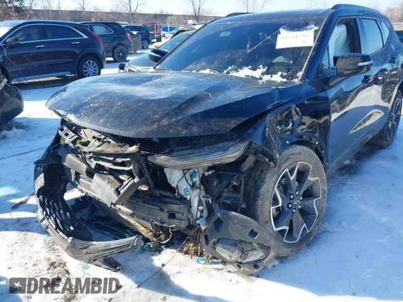 2022 Chevrolet Blazer RS с VIN 3GNKBKRS9NS236205, выставлен на аукционе IAAI как лот 41541582 с пробегом 33 986 миль миль и . История ставок и продаж доступна на DreamBid. Изображение 6.
