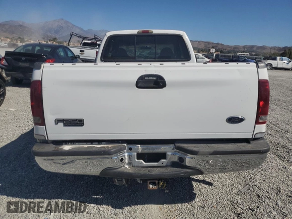 2001 Ford Super Duty F-250 XL with VIN 1FTNX20L01EA40364, listed as a Copart auction lot 74756234 with 244,584 mi miles and Salvage Title. Bid and sale history available at carsss.com. Image 6.