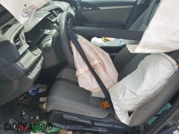 2017 Honda Civic LX with VIN 2HGFC2F56HH501032, listed as a Copart auction lot 57627645 with Not provided miles and Salvage title. Bid and sale history available at DreamBid. Image 7.