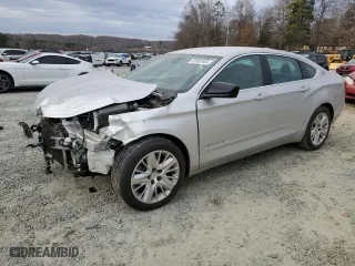 2016 Chevrolet Impala LS with VIN 2G11X5SA1G9201188, listed as a Copart auction lot 85582484 with 182,932 mi miles and Salvage Title. Bid and sale history available at carsss.com. Image 1.