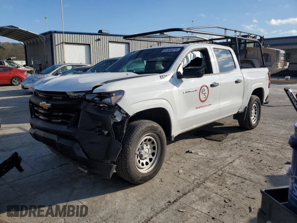 2023 Chevrolet Colorado 4WD Work Truck with VIN 1GCGTBEC3P1193575, listed as a Copart auction lot 81364374 with 31,067 mi miles and Salvage title. Bid and sale history available at DreamBid. Image 1.