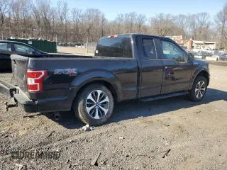 2020 Ford F-150 XL with VIN 1FTEX1EP0LKD59712, listed as a Copart auction lot 48168995 with 159,448 mi miles and Salvage Title. Bid and sale history available at carsss.com. Image 3.