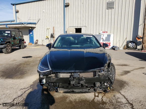 2021 Hyundai Sonata Hybrid Limited with VIN KMHL54JJ3MA021448, listed as a Copart auction lot 43934785 with 58,173 mi miles and Salvage Title. Bid and sale history available at carsss.com. Image 5.
