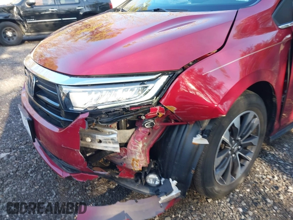 2022 Honda Odyssey EX-L with VIN 5FNRL6H73NB034607, listed as a IAAI auction lot 41238103 with 57,868 mi miles and . Bid and sale history available at DreamBid. Image 6.