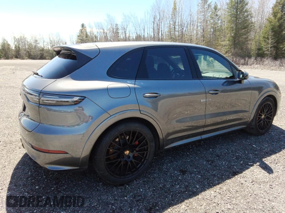 2021 Porsche Cayenne GTS with VIN WP1AG2AY5MDA34724, listed as a Copart auction lot 48800004 with 57,766 mi miles and Clean title. Bid and sale history available at DreamBid. Image 3.