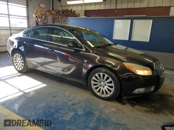 2011 Buick Regal CXL RL1 with VIN W04GN5EC1B1075541, listed as a Copart auction lot 89269135 with 238,742 mi miles and Clean Title. Bid and sale history available at carsss.com. Image 4.