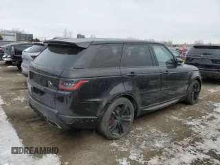 2018 Land Rover Range Rover Sport SVR with VIN SALWZ2SE6JA800746, listed as a Copart auction lot 83444184 with 121,681 mi miles and Non Repairable. Bid and sale history available at carsss.com. Image 3.