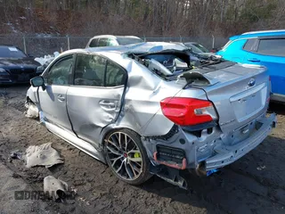 2020 Subaru WRX STI with VIN JF1VA2E6XL9804064, listed as a IAAI auction lot 41655444 with 1 mi miles. Bid and sale history available at carsss.com. Image 3.