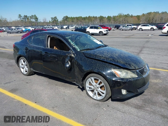 2006 Lexus IS 350 z VIN JTHBE262065009466, wystawiony jako IAAI lot #41848882 z przebiegiem 177 603 mil mil oraz . Historia ofert i sprzedaży dostępna na DreamBid. Obrazek 1.
