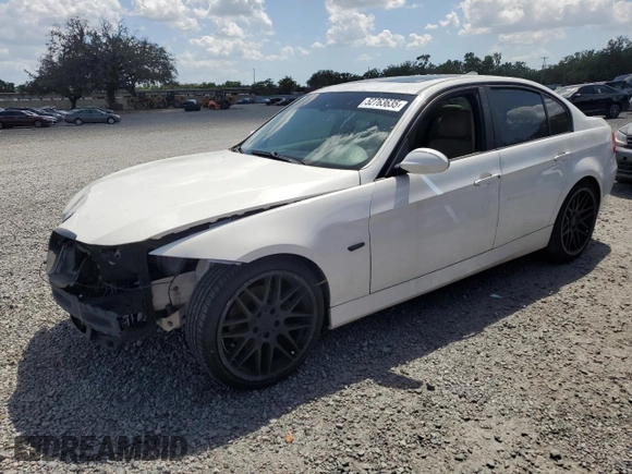 2007 BMW 3 Series 328i with VIN WBAVA33507PV66301, listed as a Copart auction lot 52763635 with 168,598 mi miles and Clean Title. Bid and sale history available at DreamBid. Image 1.
