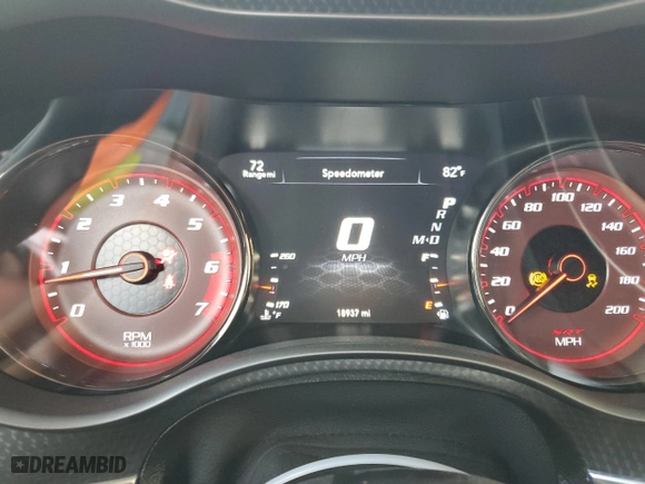2021 Dodge Charger SRT Hellcat Redeye Widebody with VIN 2C3CDXL94MH659323, listed as a Copart auction lot 85601444 with 0 mi miles and Salvage Title. Bid and sale history available at carsss.com. Image 9.