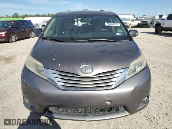2016 Toyota Sienna Ltd with VIN 5TDDK3DC9GS139990, listed as a Copart auction lot 49507805 with 171,047 mi miles and Salvage Title. Bid and sale history available at carsss.com. Image 5.