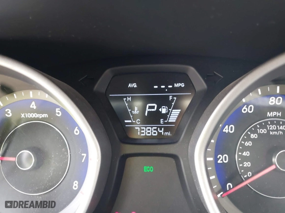 2016 Hyundai Elantra Value Edition with VIN KMHDH4AEXGU490411, listed as a IAAI auction lot 41773092 with 73,864 mi miles. Bid and sale history available at carsss.com. Image 15.