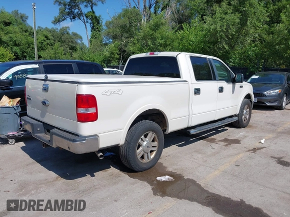 2007 Ford F-150 XLT with VIN 1FTPW14V87FA36941, listed as a IAAI auction lot 42612623 with 261,174 mi miles and . Bid and sale history available at DreamBid. Image 4.