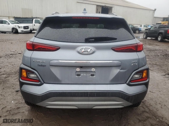 2021 Hyundai Kona Limited with VIN KM8K3CA58MU690358, listed as a Copart auction lot 42175775 with 0 mi miles and Salvage Title. Bid and sale history available at carsss.com. Image 6.