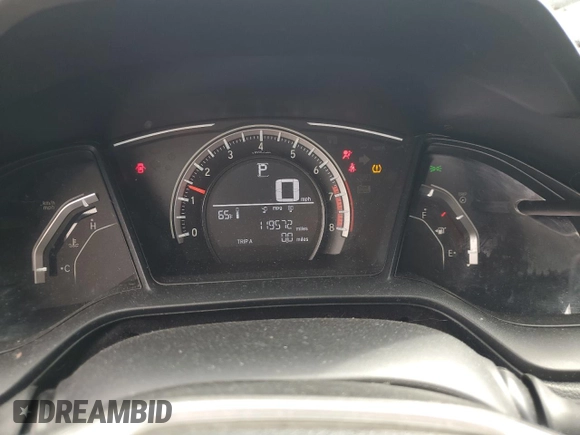 2017 Honda Civic Sedan LX with VIN 2HGFC2F53HH515695, listed as a Copart auction lot 50809525 with 119,572 mi miles and Salvage Title. Bid and sale history available at carsss.com. Image 9.