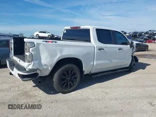 2022 Chevrolet Silverado 1500 Custom with VIN 3GCPDBEK7NG580584, listed as a IAAI auction lot 41690758 with 22,741 mi miles. Bid and sale history available at carsss.com. Image 4.