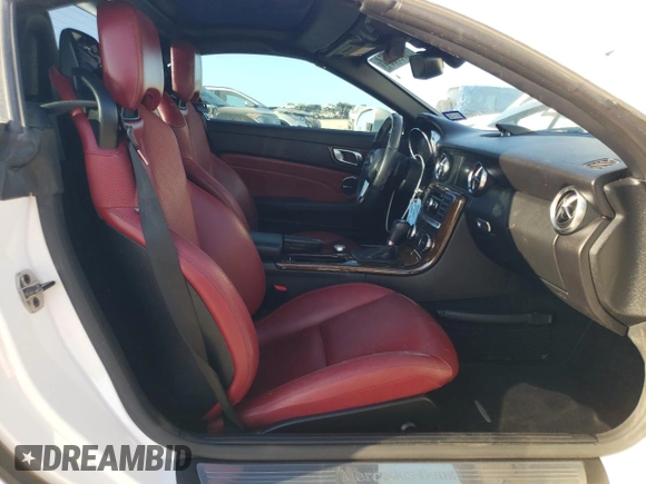 2015 Mercedes-Benz SLK-Class SLK 350 with VIN WDDPK5HA6FF099602, listed as a Copart auction lot 76777564 with 37,842 mi miles and Salvage Title. Bid and sale history available at carsss.com. Image 10.
