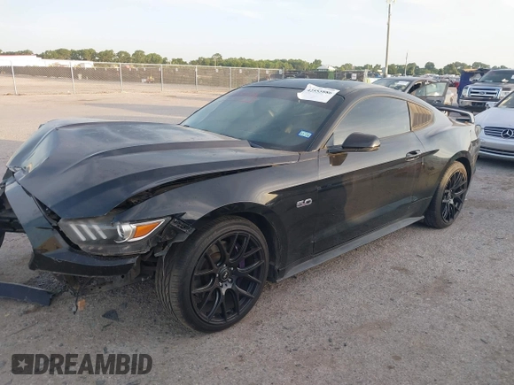 2015 Ford Mustang GT z VIN 1FA6P8CF4F5381566, wystawiony jako IAAI lot #42555886 z przebiegiem 133 098 mil mil oraz . Historia ofert i sprzedaży dostępna na DreamBid. Obrazek 2.