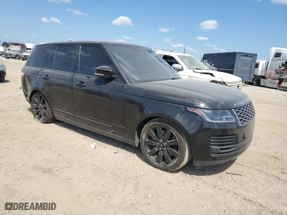 2019 Land Rover Range Rover with VIN SALGR2RV8KA532391, listed as a Copart auction lot 73598584 with 45,727 mi miles and Salvage Title. Bid and sale history available at carsss.com. Image 4.