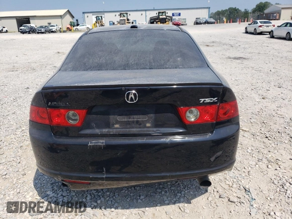 2006 Acura TSX with VIN JH4CL96846C017556, listed as a Copart auction lot 62270225 with 284,344 mi miles and Clean title. Bid and sale history available at DreamBid. Image 6.