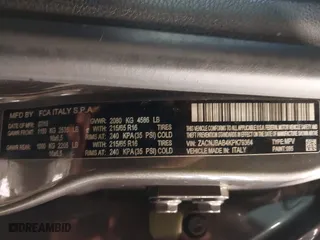 2019 Jeep Renegade Sport with VIN ZACNJBAB4KPK79364, listed as a IAAI auction lot 41593126 with 129,902 mi miles. Bid and sale history available at carsss.com. Image 9.
