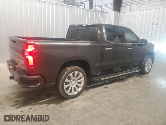 2019 Chevrolet Silverado 1500 High Country with VIN 1GCUYHED8KZ192187, listed as a Copart auction lot 71492894 with 102,031 mi miles and Clean Title. Bid and sale history available at carsss.com. Image 3.
