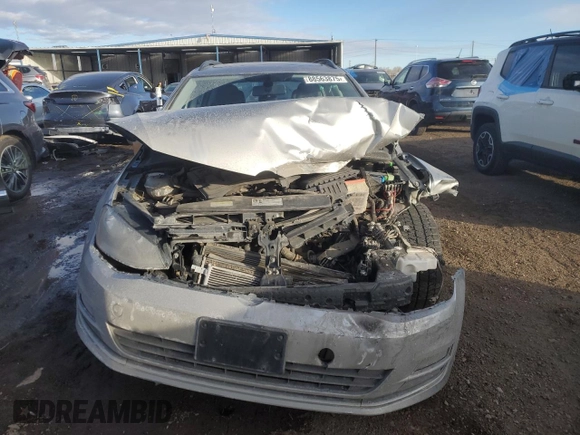 2015 Volkswagen Golf SportWagen TDI S with VIN 3VWFA7AUXFM520419, listed as a Copart auction lot 88563875 with 95,018 mi miles and Salvage Title. Bid and sale history available at carsss.com. Image 5.