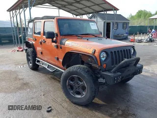 2010 Jeep Wrangler Unlimited Sport with VIN 1J4HA3H1XAL189667, listed as a IAAI auction lot 42062351 with 144,838 mi miles. Bid and sale history available at carsss.com. Image 1.