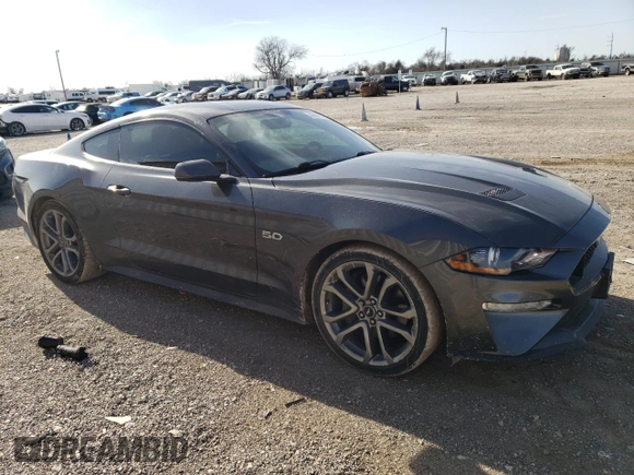 2018 Ford Mustang GT with VIN 1FA6P8CF4J5117059, listed as a Copart auction lot 47885615 with 57,590 mi miles and Clean Title. Bid and sale history available at DreamBid. Image 4.