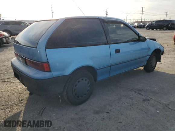 1994 Geo Metro z VIN 2C1MR2467R6780100, wystawiony jako Copart lot #45597135 z przebiegiem 100 000 mil mil oraz Szkoda całkowita • Salvage title. Historia ofert i sprzedaży dostępna na DreamBid. Obrazek 3.