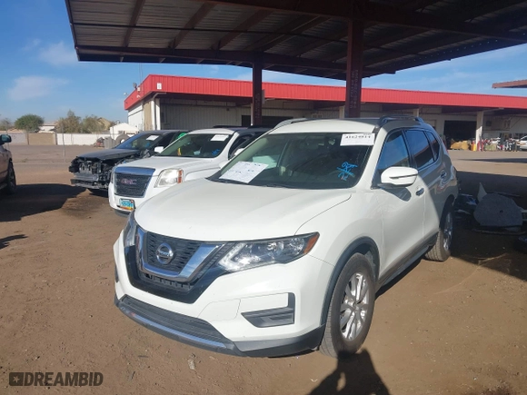 2017 Nissan Rogue SL with VIN 5N1AT2MT8HC825205, listed as a IAAI auction lot 41624814 with 99,989 mi miles. Bid and sale history available at carsss.com. Image 2.
