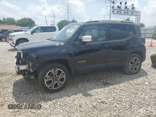 2016 Jeep Renegade Limited with VIN ZACCJBDT5GPC61266, listed as a Copart auction lot 61795035 with 125,784 mi miles and Salvage title. Bid and sale history available at DreamBid. Image 1.