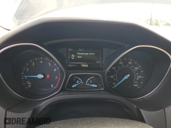 2017 Ford Focus SE with VIN 1FADP3F25HL300155, listed as a Copart auction lot 61685025 with 93,317 mi miles and Salvage title. Bid and sale history available at DreamBid. Image 9.