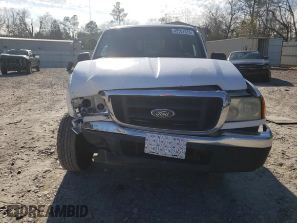 2004 Ford Ranger XL Fleet with VIN 1FTYR44U44PA75147, listed as a Copart auction lot 45507315 with Not Provided miles and Non Repairable. Bid and sale history available at DreamBid. Image 5.