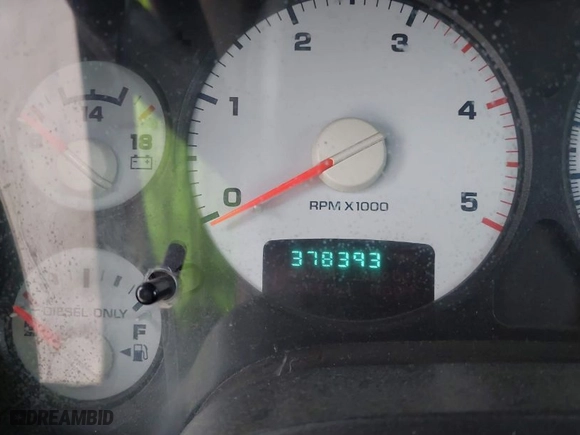 2003 Dodge Ram 2500 ST with VIN 3D7KU28C03G791126, listed as a IAAI auction lot 41903862 with 378,393 mi miles. Bid and sale history available at carsss.com. Image 7.