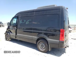 2024 Mercedes-Benz Sprinter with VIN W1Z4NFHYXRP650336, listed as a Copart auction lot 53669065 with 12,256 mi miles and Salvage Title. Bid and sale history available at DreamBid. Image 2.