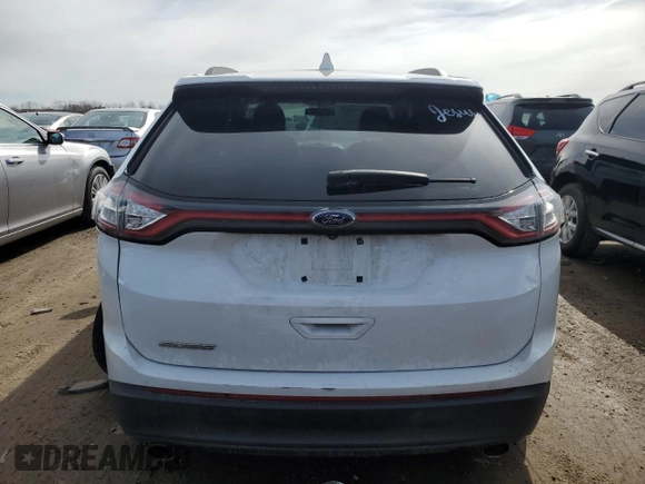 2015 Ford Edge SE with VIN 2FMTK3G86FBC02221, listed as a Copart auction lot 50091595 with 150,335 mi miles and Salvage title. Bid and sale history available at DreamBid. Image 6.