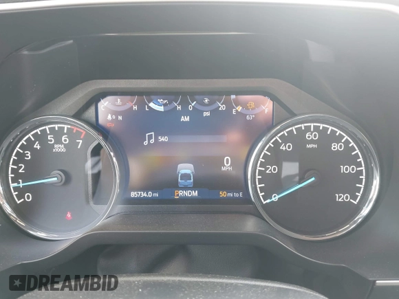 2021 Ford F-150 XL with VIN 1FTFW1E85MFC25658, listed as a IAAI auction lot 42340528 with 85,734 mi miles and . Bid and sale history available at DreamBid. Image 7.