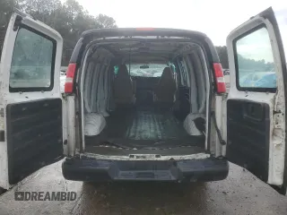 2020 Chevrolet Express Cargo Van with VIN 1GCWGAFGXL1119169, listed as a Copart auction lot 44547175 with 206,647 mi miles and Salvage Title. Bid and sale history available at carsss.com. Image 6.